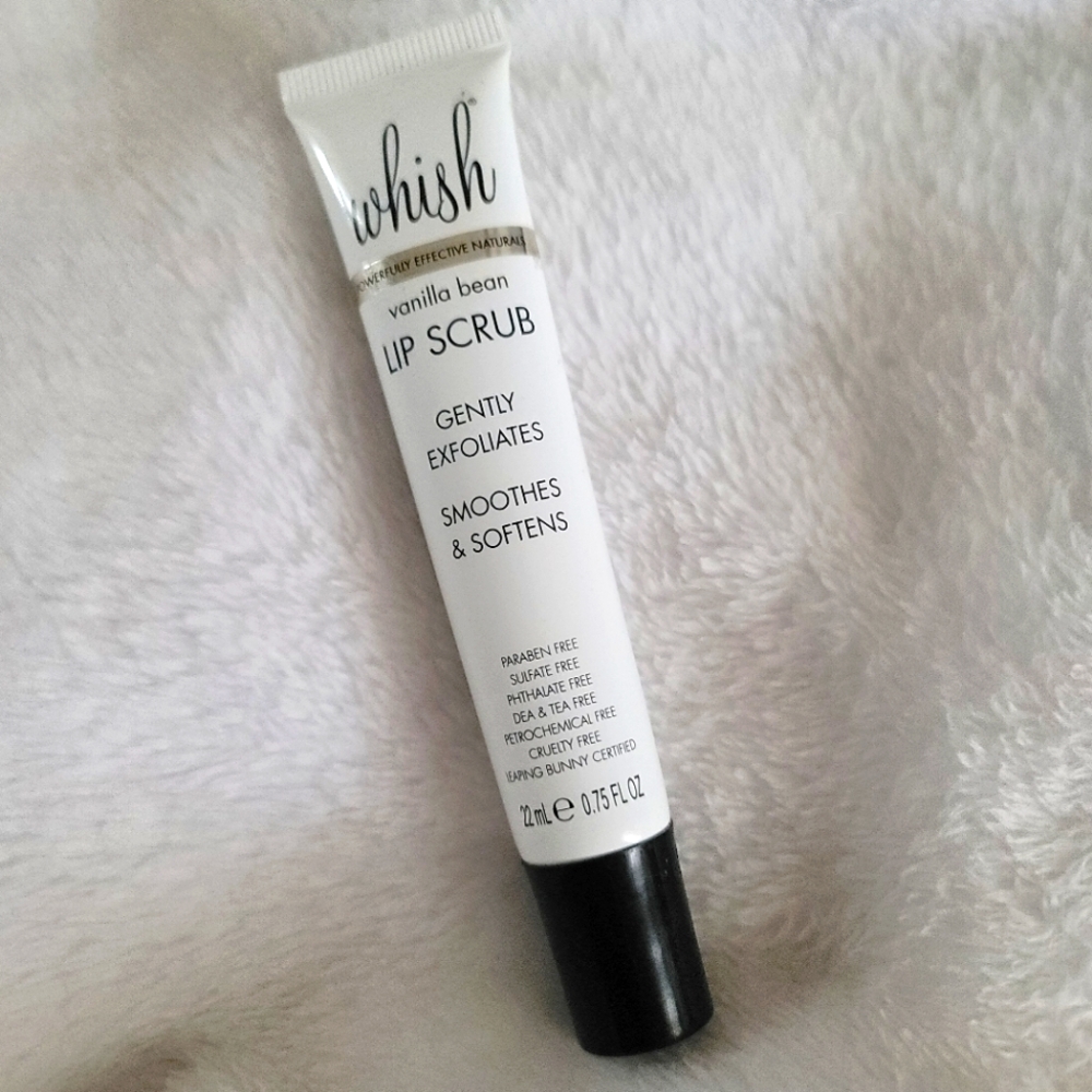 Whish vanilla bean lip scrubb‎ softens smooths new